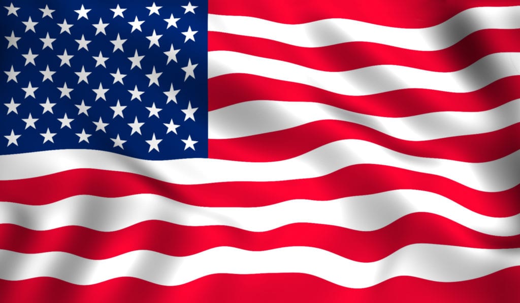 תרגום אנגלית בתמונה דגל ארצות הברית 